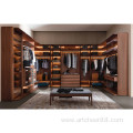 Custom fashion modern swing glass door built-in closet